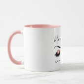 Mug Rose Gold Sparkly Parties scintillant Moderne Micr (Gauche)