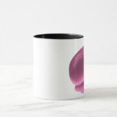 Mug Rose heureux d'hippopotame (Centre)