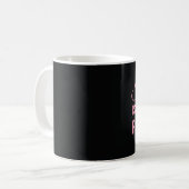 Mug Rose inspiré de noir de citation de vengeance de (Devant gauche)