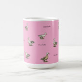 Mug Rose J'adore Les Canards (Centre)