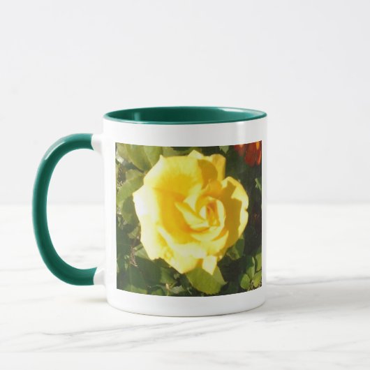 Mug Rose jaune (Gauche)
