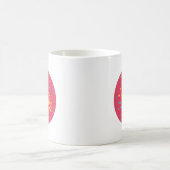 Mug Rose Jaune Bleu Tourbillons Réserver Toujours Lire (Centre)