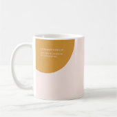 Mug Rose & Jaune | Publicité d'entreprise Colorée (Gauche)
