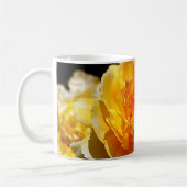 Mug rose jaune simple (Gauche)