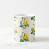 Mug Rose jaune vintage (Centre)