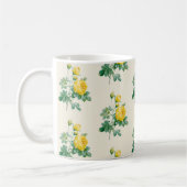 Mug Rose jaune vintage (Gauche)