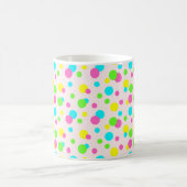 Mug Rose jaune violet bleu rose mou Pote point (Centre)