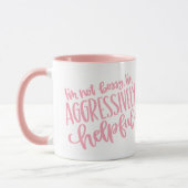 Mug Rose Je ne suis pas Bossy Funny (Gauche)