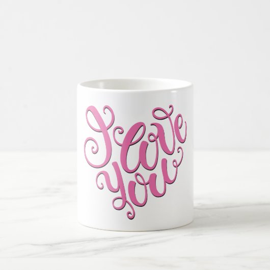 Mug Rose Je T'Aime (Centre)