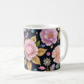 Mug Rose Koffie of Thee Mok (Devant droit)