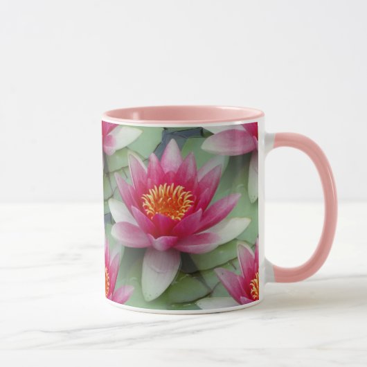 Mug Rose Lotus Water Lily (Droite)