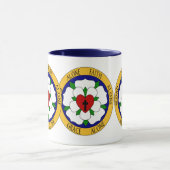 Mug Rose Luther Blanc Et Vert (Centre)