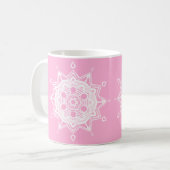 Mug Rose Mandala (Devant gauche)