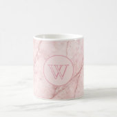 Mug Rosé Marbre Bio Blush Rose Pâle (Centre)