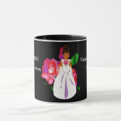 Mug Rose "Mariée" - Personnalisable (Centre)