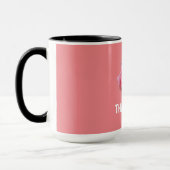Mug rose Merci (Gauche)
