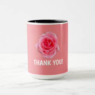 Mug rose Merci