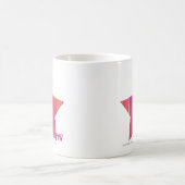 Mug Rose mince 4 de rayures (Centre)