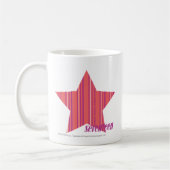 Mug Rose mince 4 de rayures (Gauche)