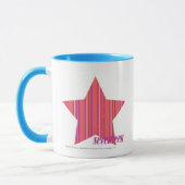 Mug Rose mince 4 de rayures (Gauche)