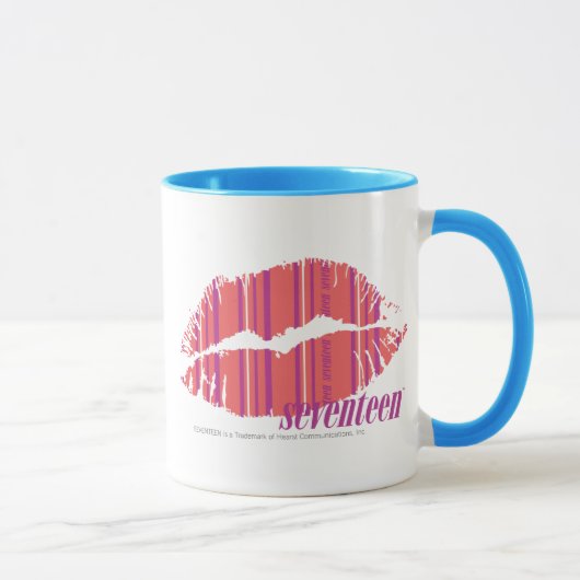 Mug Rose mince de rayures (Droite)