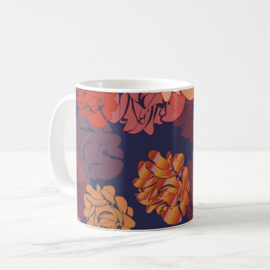 Mug Rose moderne (Devant gauche)