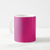 Mug rose, moderne, cool, tendance illustration ondulée (Devant gauche)