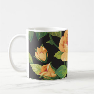 Mug Rose, motifs floraux sans soudure.