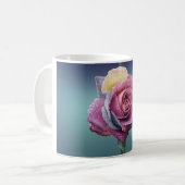 Mug Rose multicolore (Devant gauche)