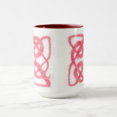 Mug ROSE NŒUD CELTIQUE Grand Combo Marron (Centre)