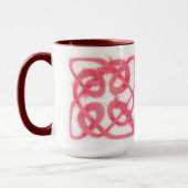Mug ROSE NŒUD CELTIQUE Grand Combo Marron (Gauche)