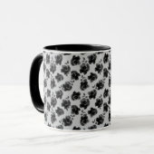 Mug Rose noir (Devant gauche)