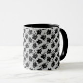 Mug Rose noir (Devant droit)