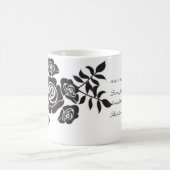 Mug Rose noir pour bestie (Centre)