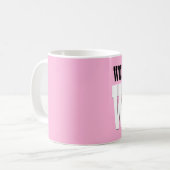 Mug ROSE nommé fait sur commande A01 de la meilleure (Devant gauche)