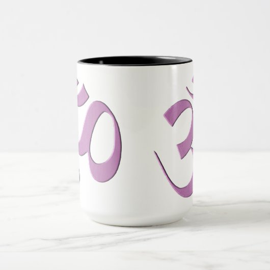 Mug Rose Om  (Centre)
