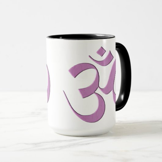 Mug Rose Om (Devant droit)