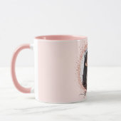 Mug Rose or blush rose de la photo scintillement nom s (Gauche)