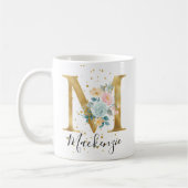 Mug Rose or Pastel Floral Aquarelle M (Gauche)