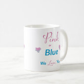 Mug Rose ou bleu (Devant droit)