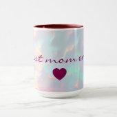 Mug Rose Pâle Menthe Douce Or Luxe Collection Moderne (Centre)