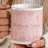 Mug Rose Parties scintillant or  Drives Salon Professi