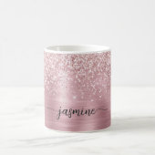 Mug Rose Parties scintillant or Monogramme Signature O (Centre)
