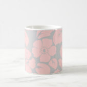 Mug Rose pastel et floral gris (Centre)