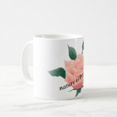 Mug Rose (Pêche) - Belle nature (Devant gauche)