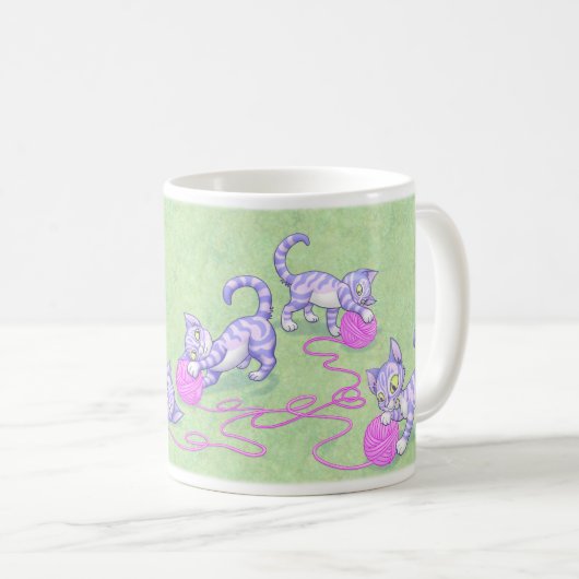 Mug Rose pourpre de Kittipurra (Devant droit)