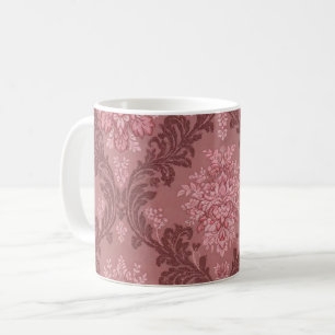 Mug Rose Poussiéreux Rose Tendre Bourgogne Élégant Dam