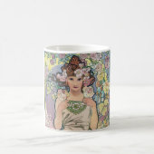 Mug Rose (quatre fleurs), Alphonse Mucha (Centre)