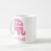 Mug Rose Raisonné Républicain De Droite (Devant gauche)