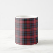 Mug Rose Red Blue Black Plaid Tartan (Centre)